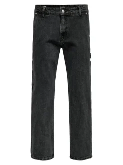 ONSEDGE Mittlere Taille Gerade geschnitten Jeans