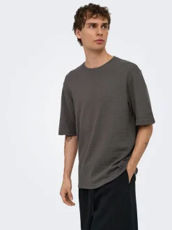 ONSGIVO Gestricktes T-Shirt