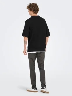 ONSJAMES Gestricktes Poloshirt