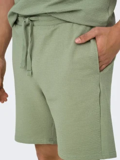 ONSKIAN Mittlere Taille Gerade geschnitten Shorts