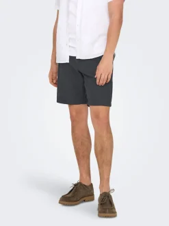 ONSMARK Normal geschnitten Leinen Shorts