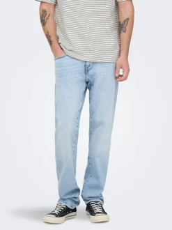 ONSWEFT Mittlere Taille Normal geschnitten Jeans