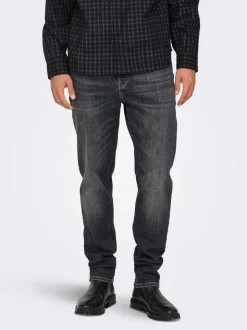 ONSYOKE Mid Rise Verjüngt Jeans