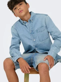 OSJEDGE Mid Rise Gerade geschnitten Shorts