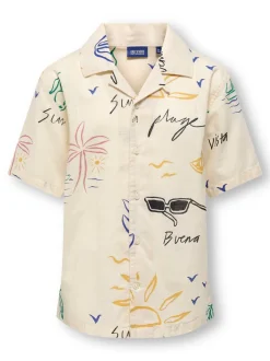 OSJLUKE Hawaii-Hemd