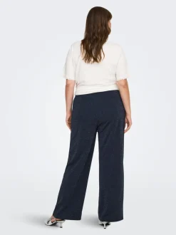 CARALYA Weiter Beinschnitt Hose mit weitem Beinschnitt
