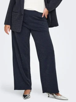 CARALYA Weiter Beinschnitt Hose mit weitem Beinschnitt