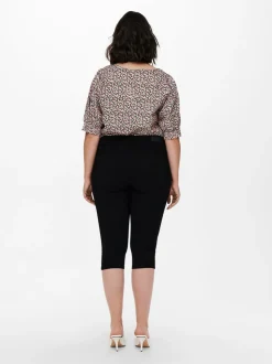 CARAUGUSTA Hohe Taille Skinny Fit Jeans-Shorts