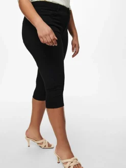 CARAUGUSTA Hohe Taille Skinny Fit Jeans-Shorts