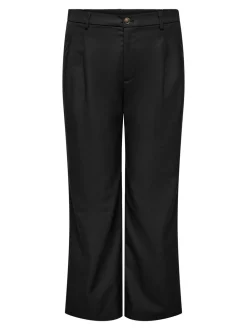 CARBAIA Weiter Beinschnitt Leinen Hose