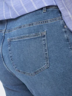 CARBILLY Hohe Taille Weiter Beinschnitt Jeans