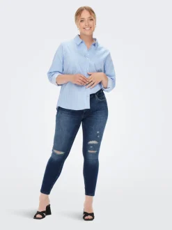 CARBOBBI Skinny Fit Knöchellang Jeans