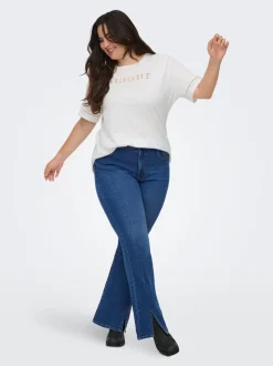 CARCHRISTINE Hohe Taille Flared Jeans