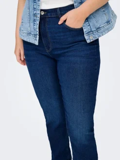 CARCHRISTINE Hohe Taille Skinny Fit Jeans