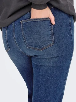 CARCRUZ Hohe Taille Straight Fit Jeans