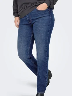 CARCRUZ Hohe Taille Straight Fit Jeans
