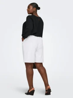 CARDAVINA-SOFT Mittlere Taille Locker geschnitten Bermuda Shorts