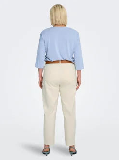 CAREMILY Hohe Taille Gerade geschnitten Jeans