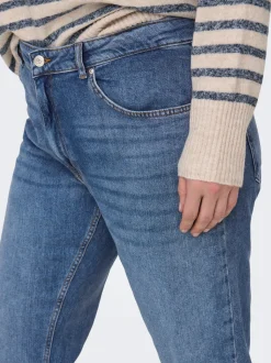 CAREVERLY Mittlere Taille Ausgestellt Jeans