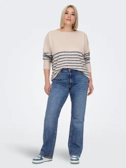 CAREVERLY Mittlere Taille Ausgestellt Jeans