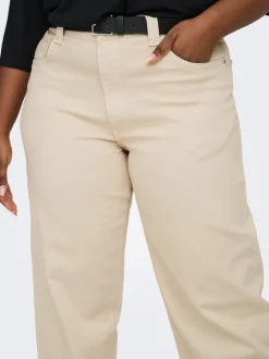 CARFRANKIE Hohe Taille Barrel Fit Knöchellang Jeans