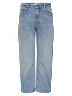 CARFRANKIE Hohe Taille Barrel Fit Knöchellang Jeans