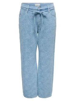 CARGIANNA Mittlere Taille Gerade geschnitten Jeans