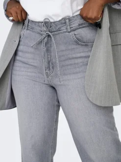 CARGIANNA Mittlere Taille Ballon Schnitt Jeans