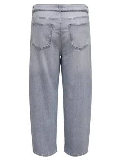 CARGIANNA Mittlere Taille Ballon Schnitt Jeans