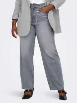 CARGIANNA Mittlere Taille Ballon Schnitt Jeans