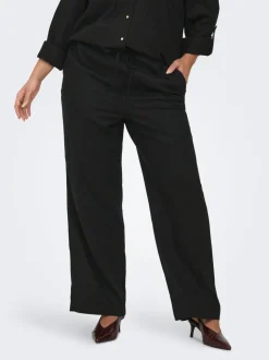 CARGOA Gerade geschnitten Leinen Hose