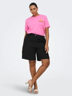 CARGOA Locker geschnitten Leinen Shorts