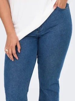 CARHUSH Mittlere Taille Flared Jeans