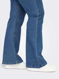 CARHUSH Mittlere Taille Flared Jeans