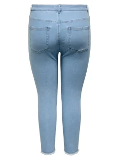 -CARHUSH Mittlere Taille Skinny Fit Knöchellang Jeans