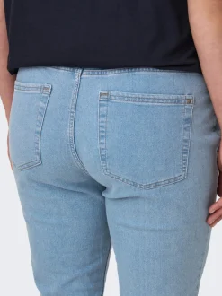 -CARHUSH Mittlere Taille Skinny Fit Knöchellang Jeans