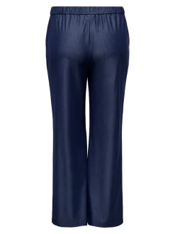CARIRIA Weiter Beinschnitt Leinen Hose mit weitem Beinschnitt