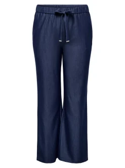 CARIRIA Weiter Beinschnitt Leinen Hose mit weitem Beinschnitt