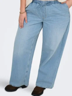 CARJAY Hohe Taille Weiter Beinschnitt Jeans