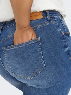 CARJUICY Hohe Taille Weiter Beinschnitt Jeans