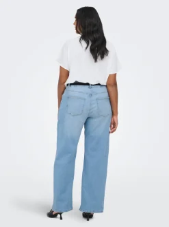 CARJUICY Hohe Taille Weiter Beinschnitt Jeans