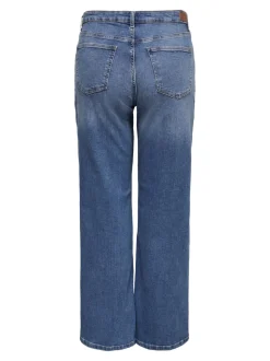 CARJULLES Mittlere Taille Weiter Beinschnitt Jeans