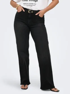 CARJULLES Mittlere Taille Weiter Beinschnitt Jeans