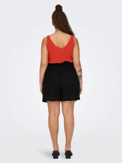 CARJUPITER Mittlere Taille Locker geschnitten Shorts