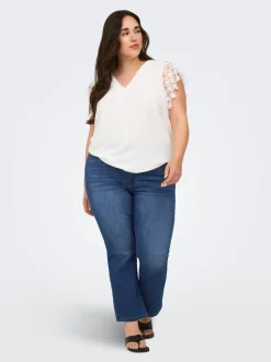 CARKENYA Mittlere Taille cropped Flared Jeans