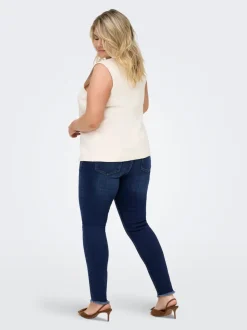 CARLACE Mittlere Taille Skinny Fit Knöchellang Jeans