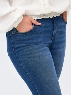 CARLACE Mittlere Taille Skinny Fit Knöchellang Jeans