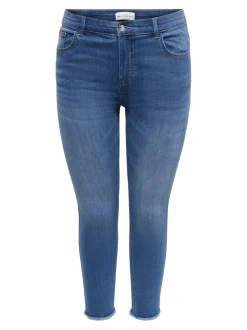 CARLACE Mittlere Taille Skinny Fit Knöchellang Jeans