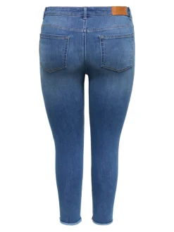 CARLACE Mittlere Taille Skinny Fit Knöchellang Jeans