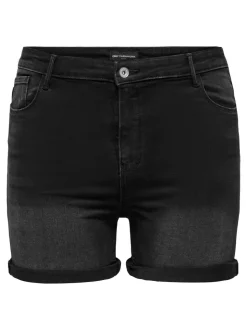 CARLAOLA Hohe Taille Skinny Fit Jeans-Shorts